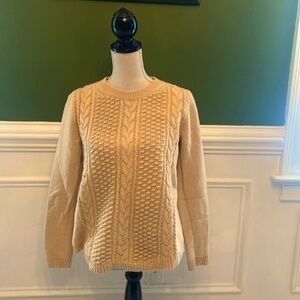 J.Crew cable knit sweater